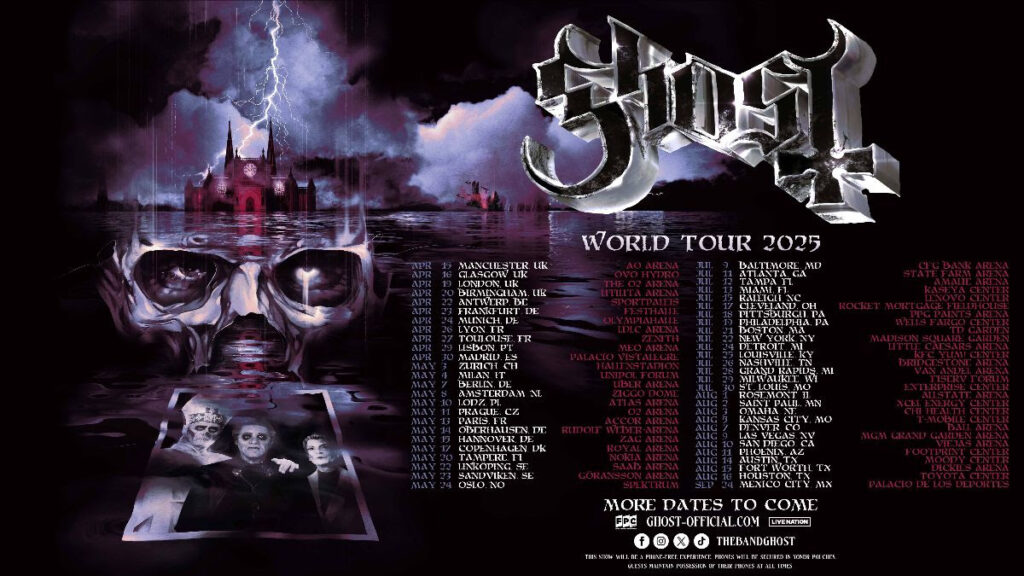 Ghost Band 2025 Arena World Tour: Get Ready for an Epic Experience!